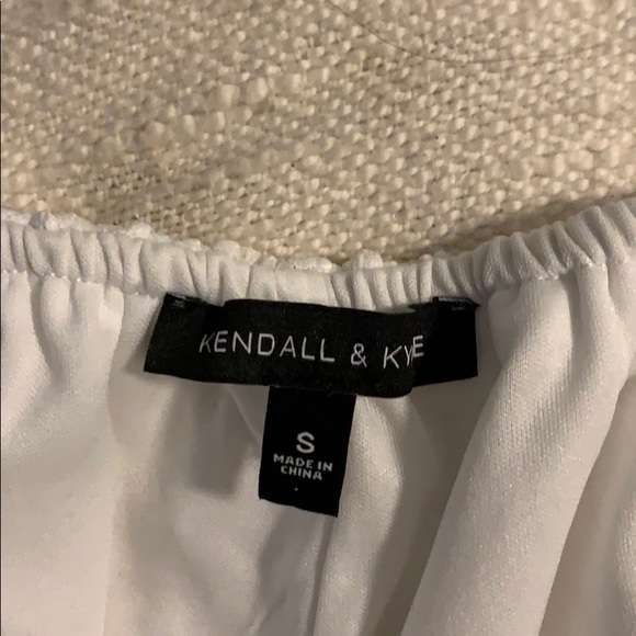 Kendall & Kylie Playsuit White Romper - Picture 3 of 3